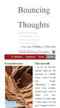 Mobile Screenshot of bouncingthoughts.com