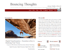 Tablet Screenshot of bouncingthoughts.com